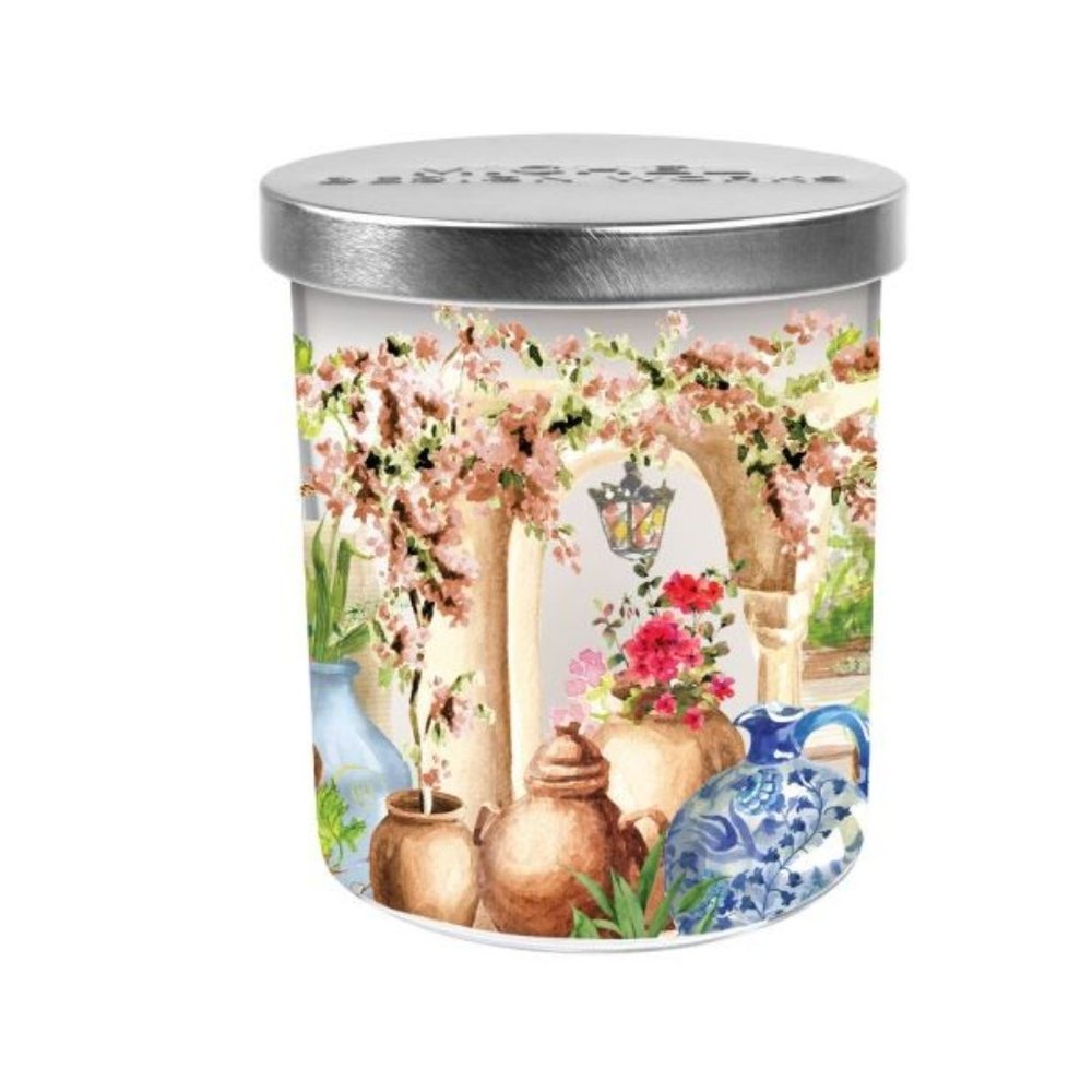 Michel Design Works Tuscan Terrace Soy wax Candle Jars with Lid
